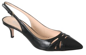 Rizzo Leather slingback pumps black